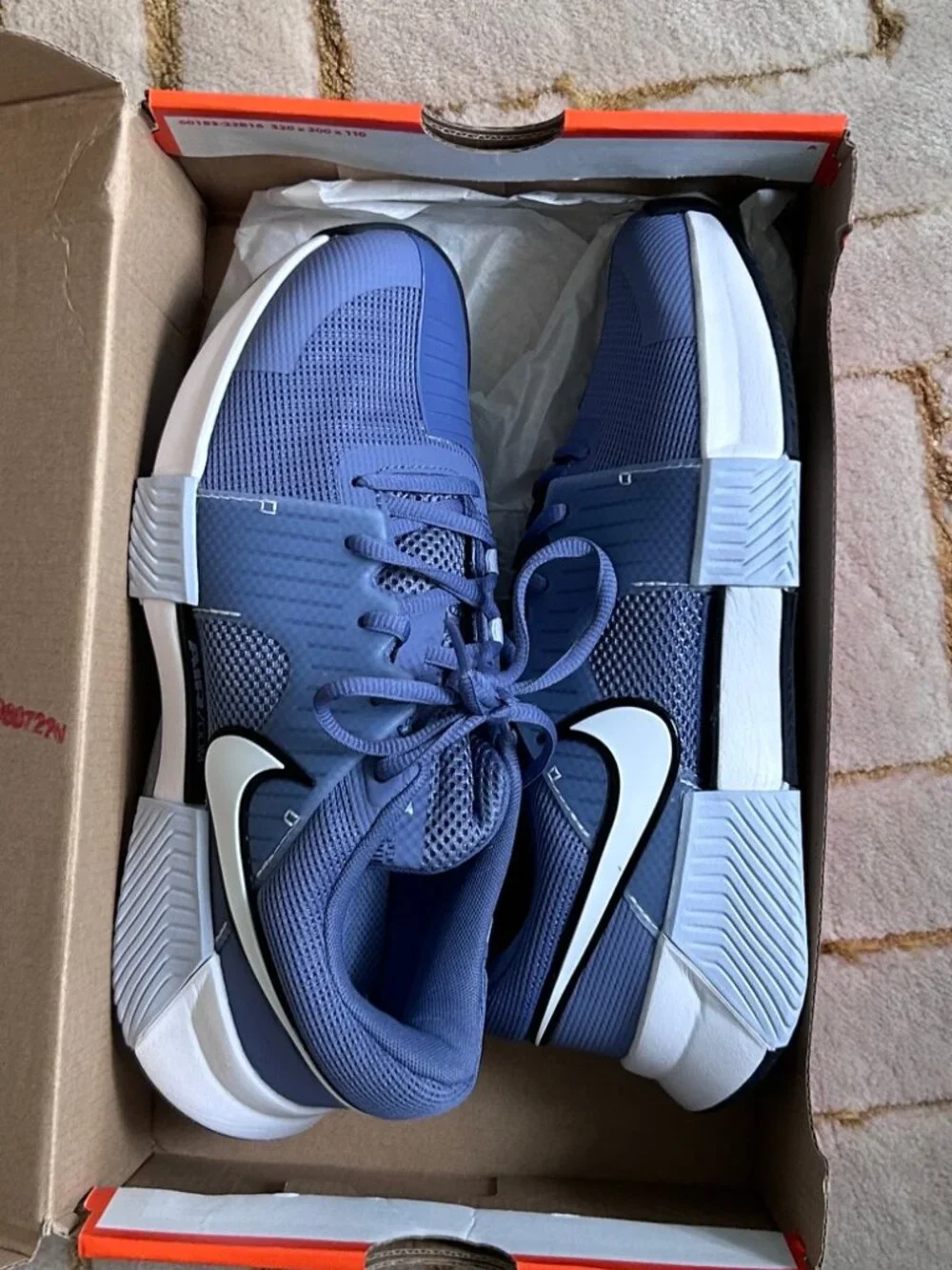 Nike GP Challenge 1 Indigo/Wh/Ghost Women's Hard Court Tennis Sneakers 8.5 NIB